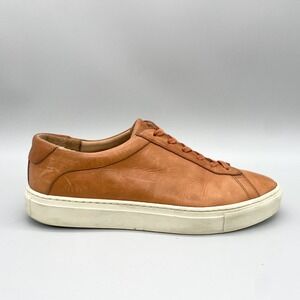 Koio Capri Mens 9 Tan Castagna Leather Low Top Sneakers Shoes Casual Classic